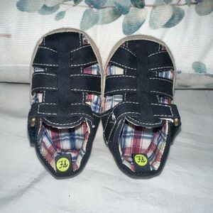 Dark blue baby sandals